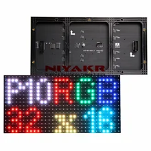 Matrice de LED polychrome 32x16, Module de LED d'intérieur SMD RGB 10mm 320x160mm