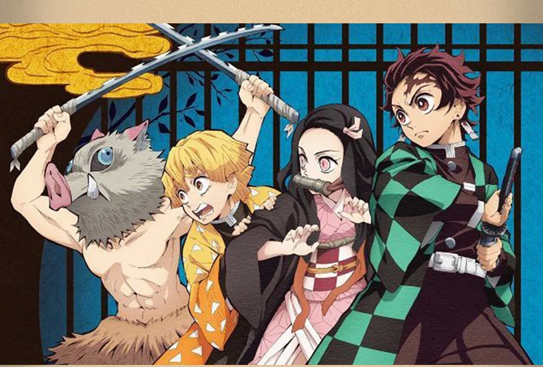 Аниме Demon Slayer: Kimetsu No Yaiba Kamado Tanjirou маска на глаза для косплея мультфильм повязка на глаза защита от сна маска для глаз