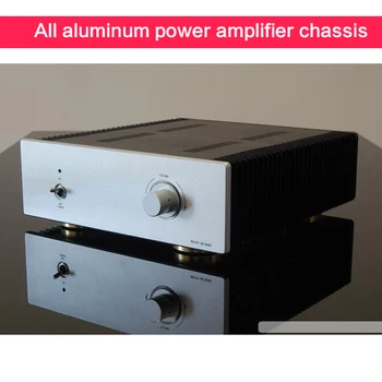 

All-aluminum Power Amplifier Chassis DIY 1969 Audio Case Power Supply Shell Amplifier Enclosure with Radiator 300*95*311mm