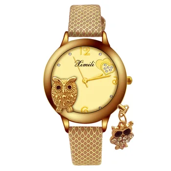 

Luxury Women Watches 2020 Hot Sale Cheap Ladies Owl Watch Clock Fashion Rhinestone Female Quartz Wristwatches relogio feminino