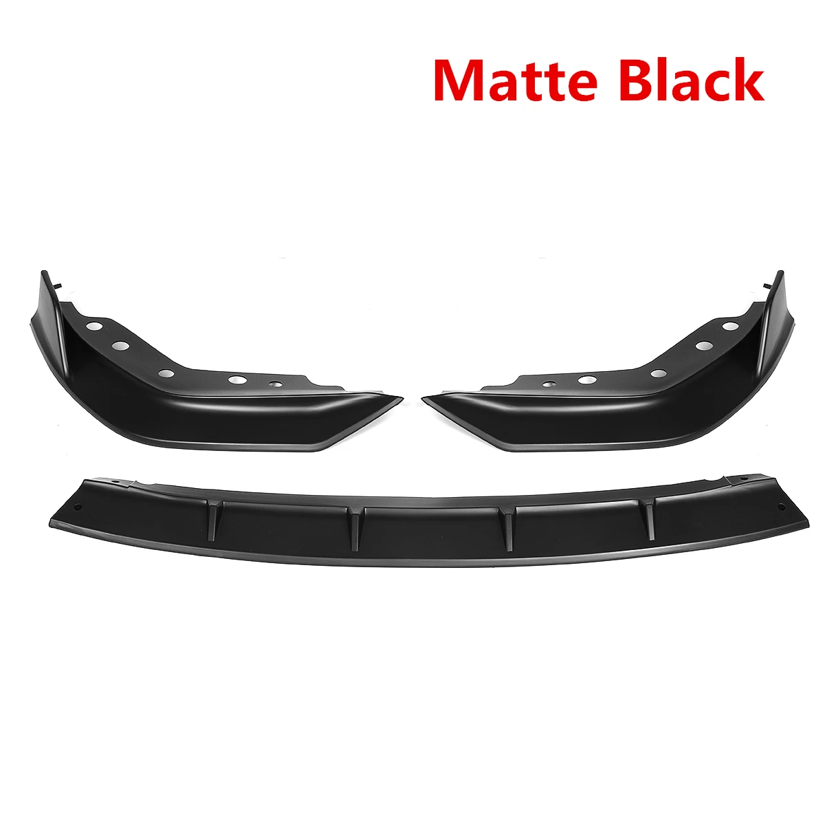 3 шт. автомобильный передний бампер сплиттерная губа спойлер крышка диффузор Комплект кузова для BMW 3 серии G20 G28 - Цвет: Matte Black