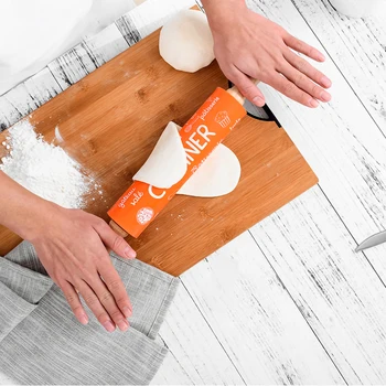 

Non-Stick Wooden Handle Silicone Rolling Pin Pastry Dough Flour Roller Kitchen Baking Cooking Tools Christmas Rolling Pin