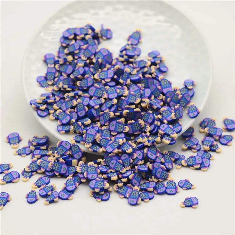 5mm fish 100g 50 г/лот полимерная Горячая глина Fimo разбрызгивает животных Медведь Панда лягушка для рукоделия, сделай сам - Цвет: 5mm fish 100g