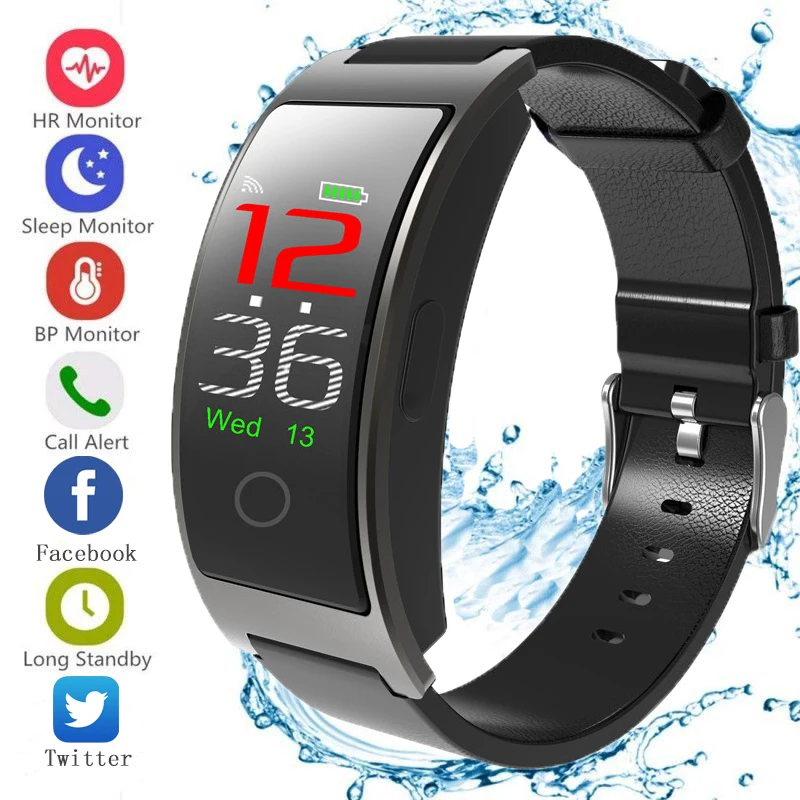 CK11C 0,96 дюймов Bluetooth Смарт часы Браслет Шагомер Спорт фитнес трекер