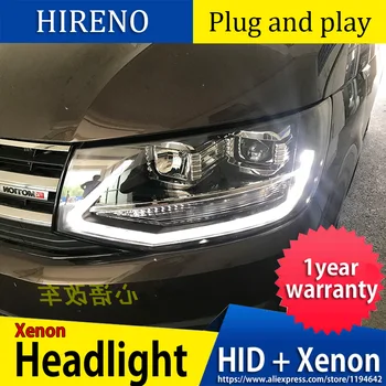 

Car Styling Head Lamp case for VW Caravelle T6 Headlights 2017 2018 LED Headlight DRL Lens Double Beam Bi-Xenon HID