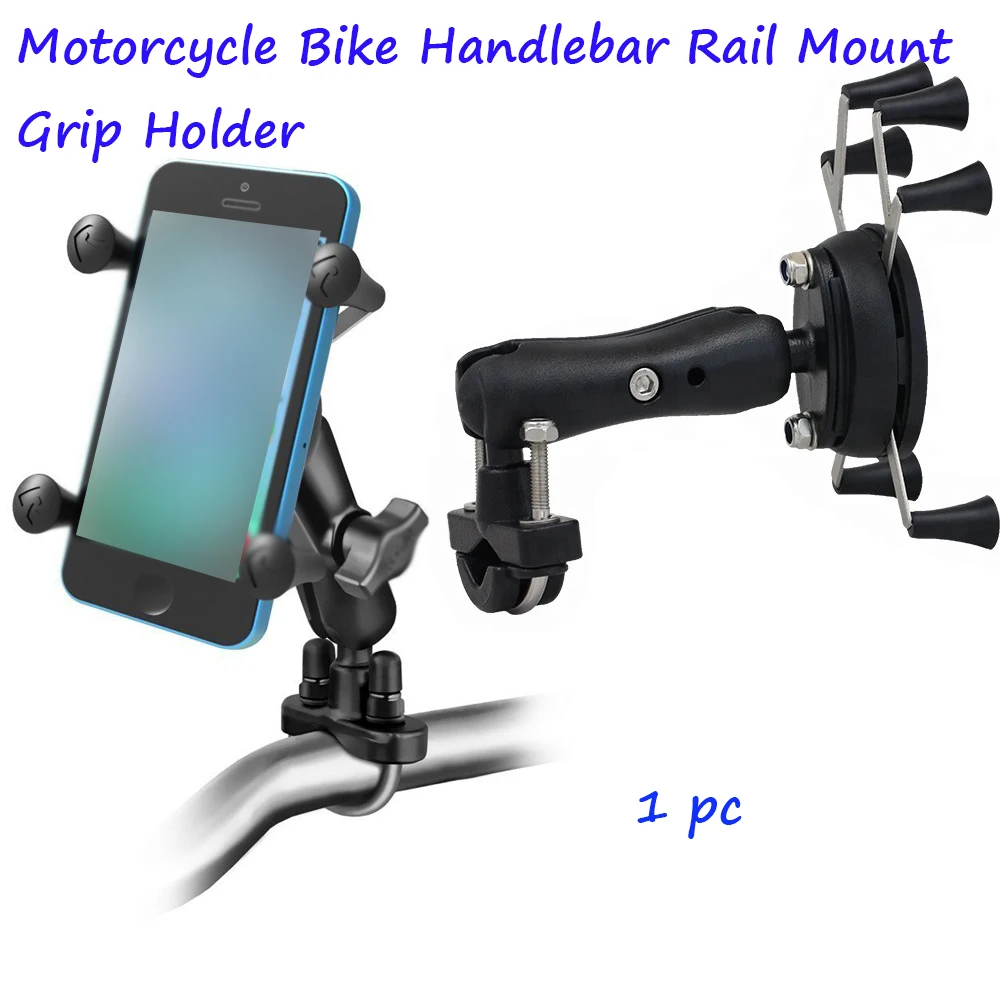 

Motorcycle Handlebar Rear Mirror Mount Rail Grip for Gopro CellPhone Smartphone Holder for iPhone 7 7 6s Ram Mounts