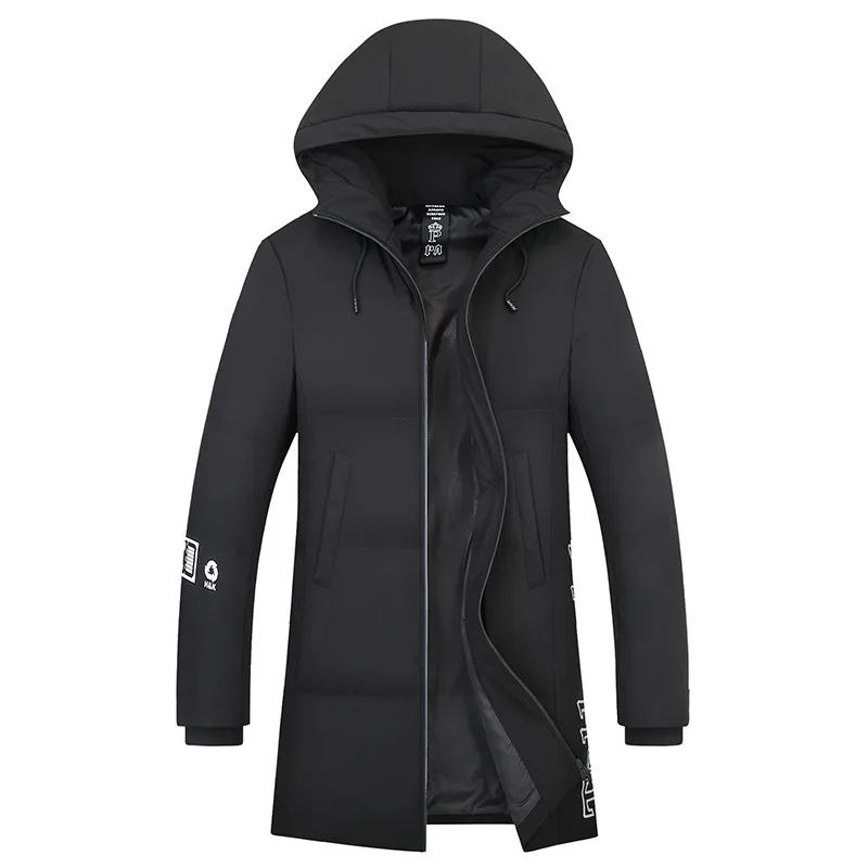 

Nanuka Winter Keep Warm Down Jacket Male Thicken Keep Warm Dad Pack Middle-aged And Elderly Long Money Special Fat Belt Cap Coat