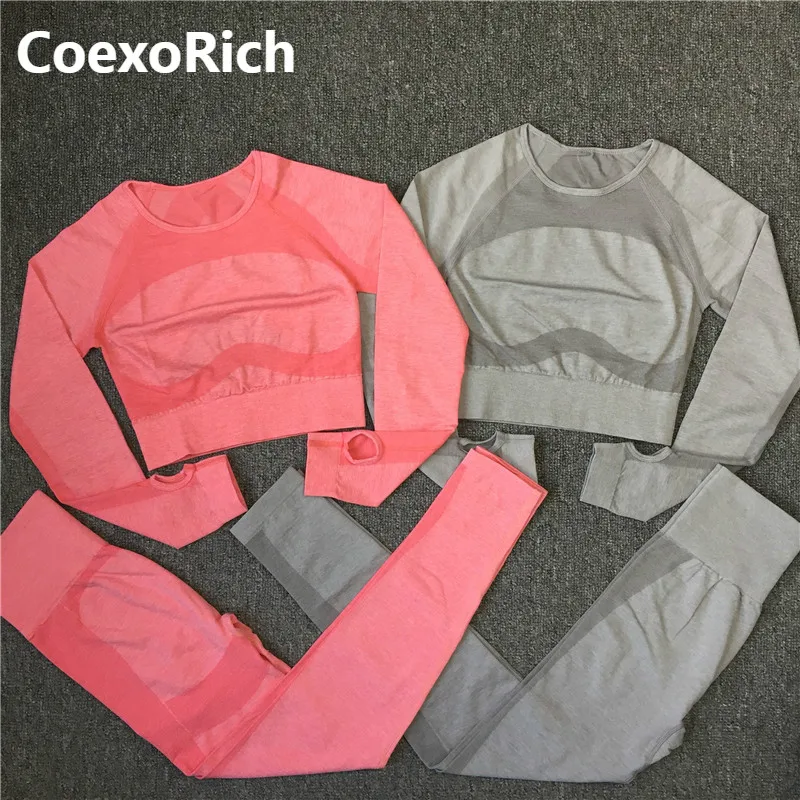 Комплект для йоги женский спортивный костюм одежда спортзала 2 предмета