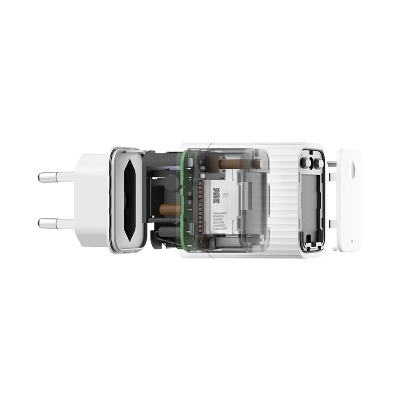 Qingping Bluetooth Compatible Gateway WiFi Smart Home Linkage Device Control Mi Home Sub-Device Hub Work with Mijia APP EU Plug smart gateway