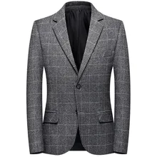 Формальный зимний мужской костюм куртка костюм homme мужские костюмы terno masculino Блейзер Пальто d90805