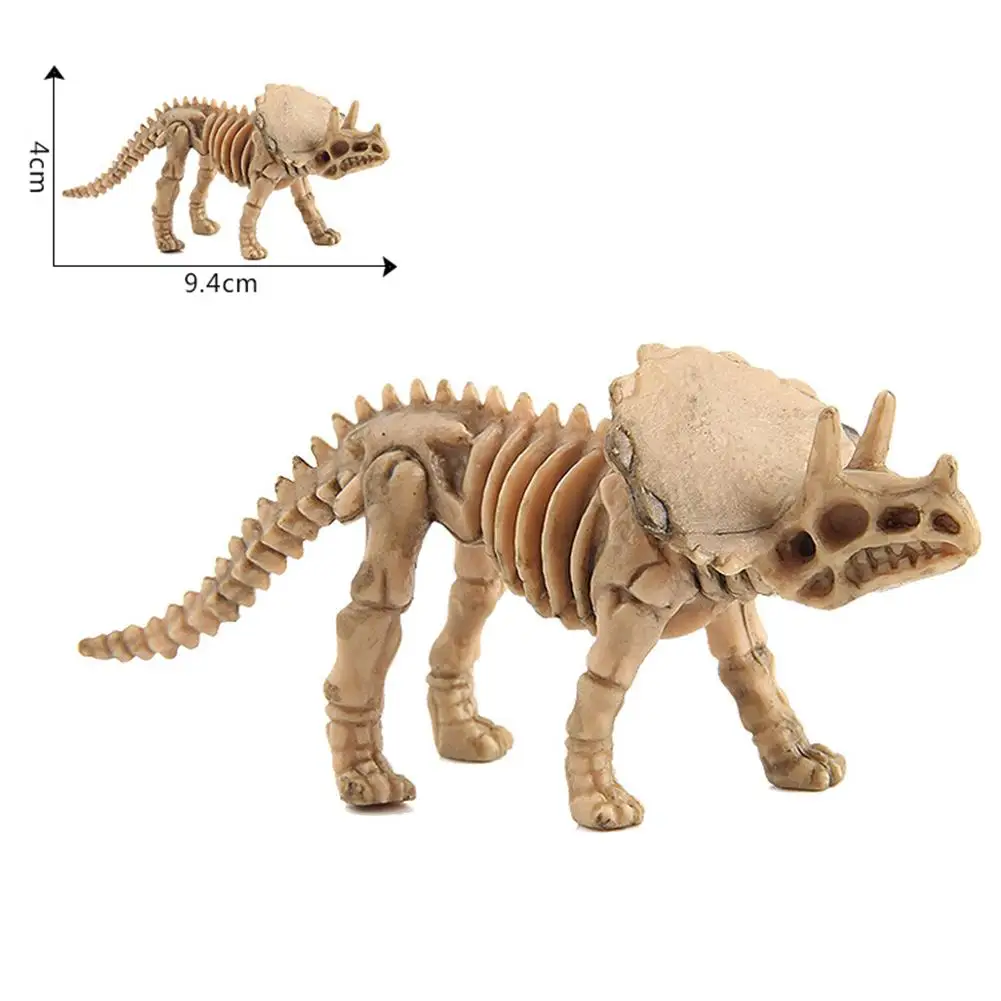 12 шт./компл. Пластиковая Фигурка динозавра моделирование реалистичный Скелет динозавр фигурки обучающая игрушка Коллекция