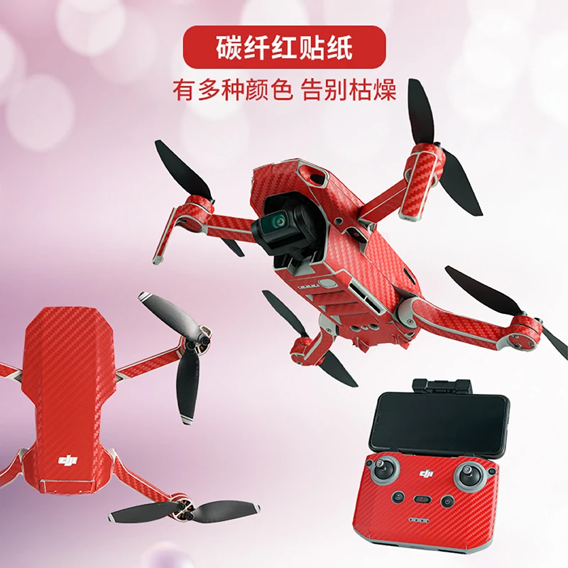 Mavic Mini 1/2 Drone Protective Carbon Fibre Sticker Skin Cover Waterproof Spare For Dji Mavic Mini1/2 Drone Accessories Fashion Stickers Camera Sticker