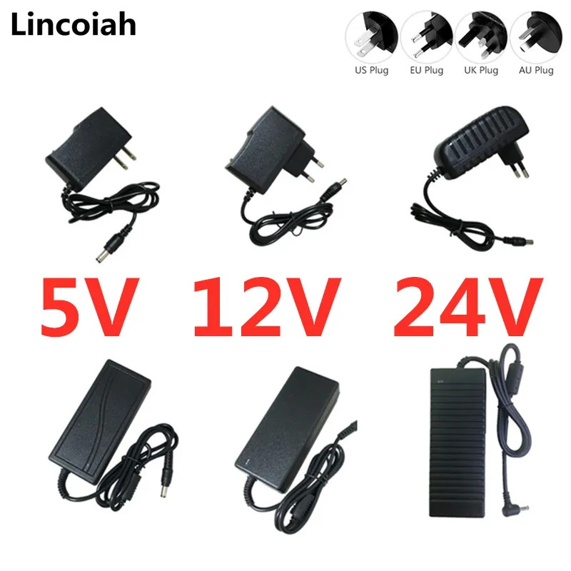 Adaptador de transformador de 5V, 12V, 24 V, 1A, 2A, 3A, 5A, 6A, 8A, 10A, 5, 12 y 24 V, adaptador para iluminación, tira de luces Led, cámara CCTV|Adaptadores CA/CC| - AliExpress