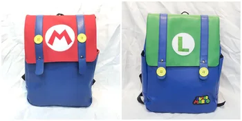 

Super Mario Bro. Fashion Anime PU Backpacks School Cartoon Backpack Casual Bags Travel Knapsack Unisex Gifts