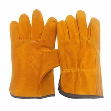 Мужские рабочие перчатки из воловьей кожи, защитные перчатки для водителей, защитные перчатки для мужчин