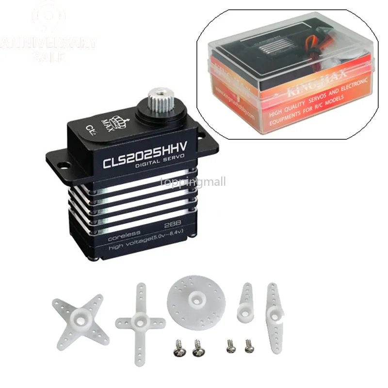 

KingMax CLS2025HHV 20g 4.2kg.cm Digital Gears Mini Servos for 450 Class Helicopter Tail Rc Parts Drone Kit 16% OFF