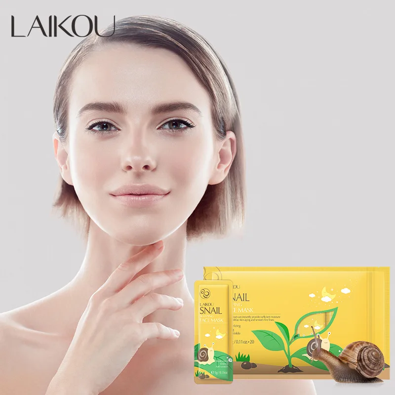 Увлажняющая маска для лица LAIKOU 20 шт. | Красота и здоровье