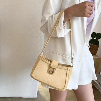 

PU Leather Crossbody Zipper Messenger Handbags Simple Shoulder Messenger Bags Women Hobo Casual Shoulder Bags