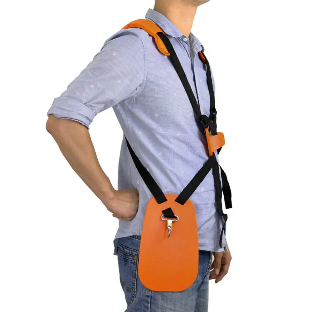 Adjustable Strimmer Double Shoulder Harness Strap Mower Trimmer Padded Belt Garden Protection Panel Lawn mower harness hot