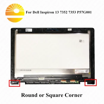 

LCD Display Touchscreen Glass Panel Digitizer Assembly Bezel For Dell Inspiron 13 7352 7353 P57G001 LP133WH2-SPB1 LTN133HL03-201