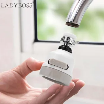 

LADYBOSS 360 Rotatable Spray Head Tap Splash Filter Nozzle 3 Modes Pressurized Faucet shower Spray Head kitchen accessories