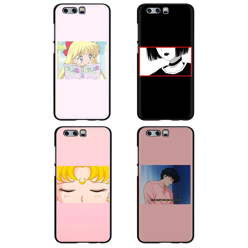 EWAU Japanese Anime Aesthetic Friend Silicone phone case for Huawei Honor 6A 7A Pro 7C 7X 8X 8 9 Note 10 Lite view 20 9X Pro