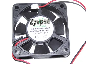 

FSY 60*20MM FSY62S12H 12V 0.3A 2 Wires 2 pins 6cm case fan axial cooler