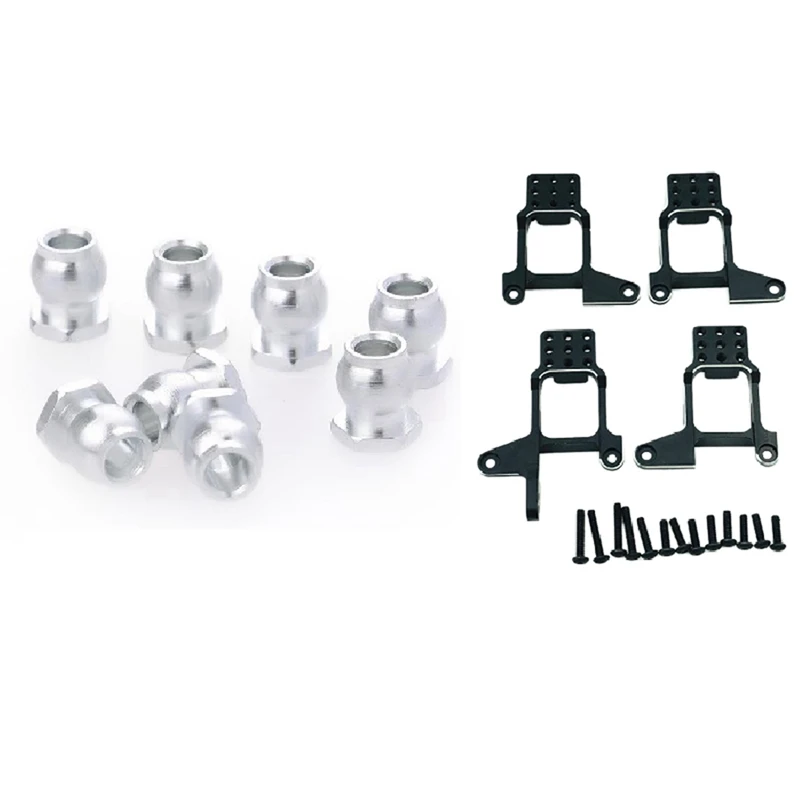 4pcs Shock Absorber Suspension Bracket For Dj Traxxas Trx4 8pcs Link Rod Metal Ball Bearing Ends Joint Bolt Parts Accessories Aliexpress