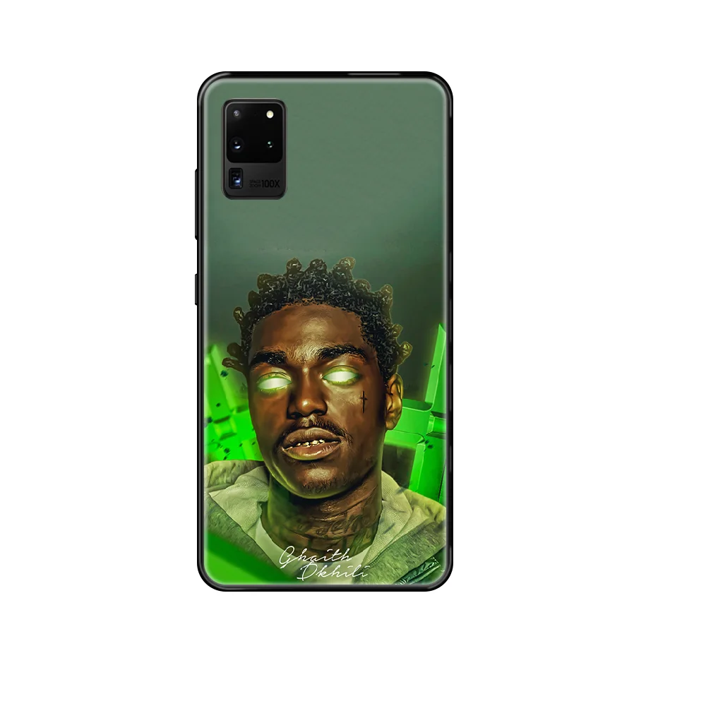 kodak black rap singer Phone case For Samsung Galaxy S 3 4 5 6 7 8 9 10 Plus Lite Edge black soft Etui tpu bumper silicone