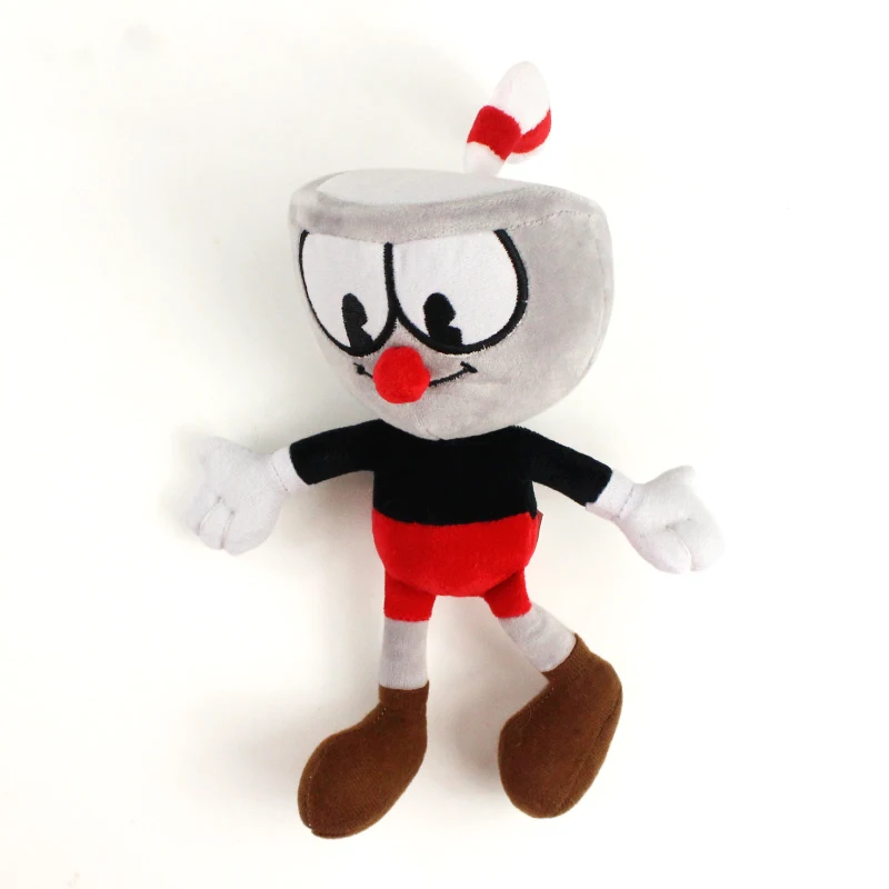 Игрушки плюшевые Cuphead Mugman 26 см легендарный шеф халлес дьявол мягкая кукла для