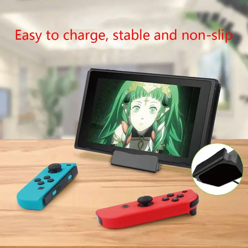 Зарядная база подставка Док-станция с кабелем для N-Switch Lite и переключатель контроллер комплект