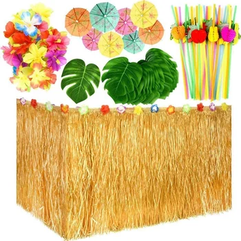 

109Pcs Hawaiian Luau Party Decoration Set for BBQ Garden Summer Party
