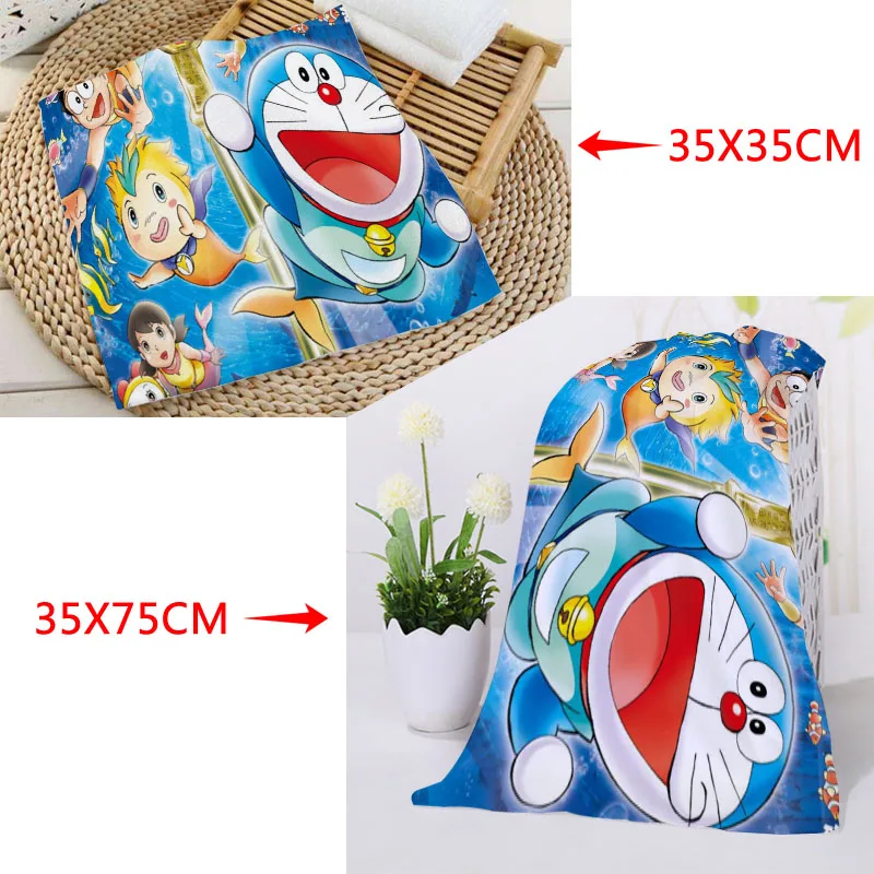 На заказ Doraemon печатное квадратное полотенце s микрофибра абсорбирующее быстросохнущее полотенце хлопок Дети Beathroom мочалка платок - Цвет: 16