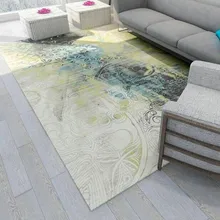 Скандинавские чернила ковер домашний журнальный столик для гостиной спальни нескользящий уплотненный принт Scandi Navian стиль коврик с геометрическим орнаментом на заказ