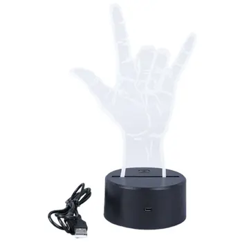 

Colorful Creative 3D Night Light Eye Care LED Light Bedside Night Lamp Home Decoration Light Birthday Gift