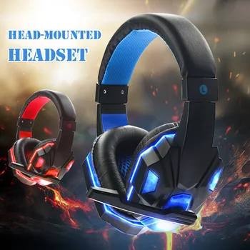 

Gaming Headset Stereo Headphone with Noise-cancelling Microphone for PC Computer Phone SP99