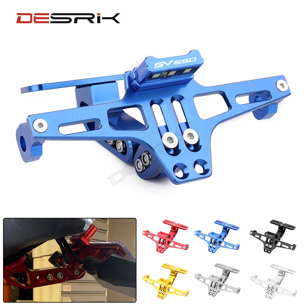 Per Suzuki Sv 650 Sv 650 S Sv650 Sv650S Moto Cnc Angolo Regolabile Targa Telaio Staffa Supporto