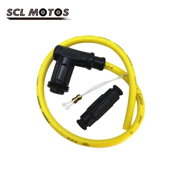 

SCL MOTOS Motorcycle Ignition Coil Spark Plug Cap Iridium Power Cable Wires Cover For Motorbike Scooter Motocross Dirt Bike New