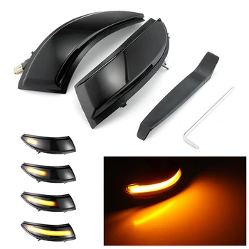 

2pcs Dynamic LED Turn Signal Light Side Wing Mirror Indicator for Renault Captur J87 for Clio IV Turn Signal 100% Waterproof