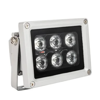 IR 거리 6 LED 조명, IR 적외선 조명, LED CCTV 카메라, 야간 투시 필 라이트, CCTV 보안 카메라용, 60m
