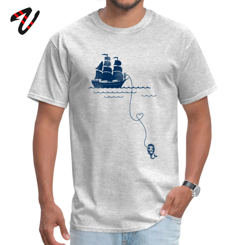 Pareja camiseta marinero larga distancia amor al por manga Europa Camiseta algodón hombres gris Tops camiseta regalo de Navidad| Camisetas| - AliExpress