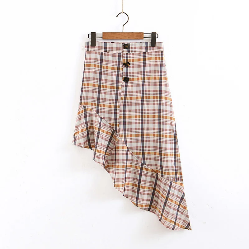 

2019 Western Style Spring And Summer WOMEN'S Dress New Style Pattern Irregular Skirt Fishtail Skirt
