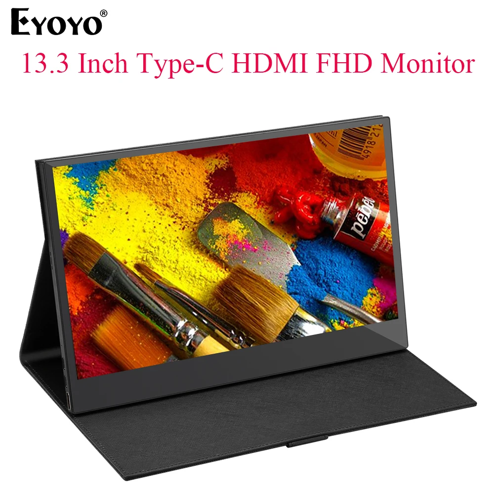 Eyoyo Portable USB C Monitor 13 3 HDMI Second Screen FHD 1080P IPS Screen Gaming Monitor 1