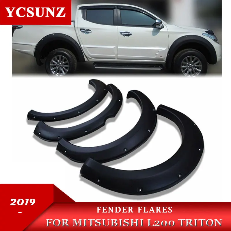 Колесные арки крыло факела брызговик для Mitsubishi L200 Triton Ram 1200 Strada Strakar Варвара с гайками двойная кабина