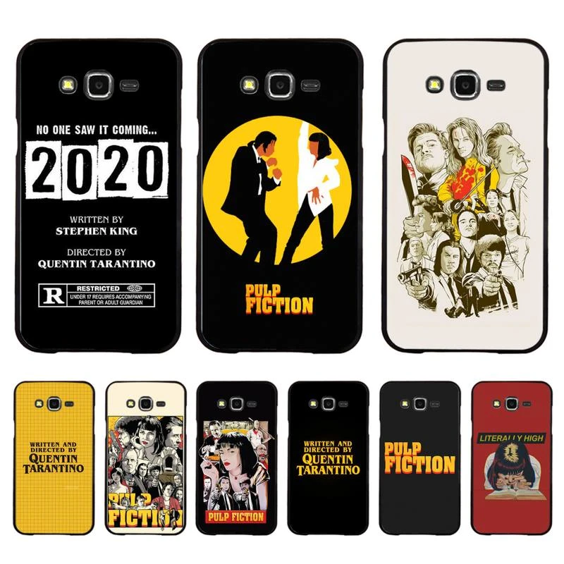FHNBLJ Written Directed Quentin Tarantino Phone Case Cover for Samsung A50 A70 A40 A6 A8 Plus A7 A20 A30 S7 S8 S9 S10 S20 Plus xiaomi leather case cover