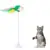 Cat Toy 1шт Смешные Интерактивные Всасывающие Пружины Cat Toy Cat Feather Wand Cat Teaser Pet Interactive Supplies Cat Favor Случайный Цвет