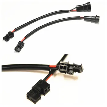 

Rockeybright 2pcs HID Xenon Ballast Power Cable wire d2s to H11 H8 H9 Male wire socket for Lexus for Toyota for Denso for Koito
