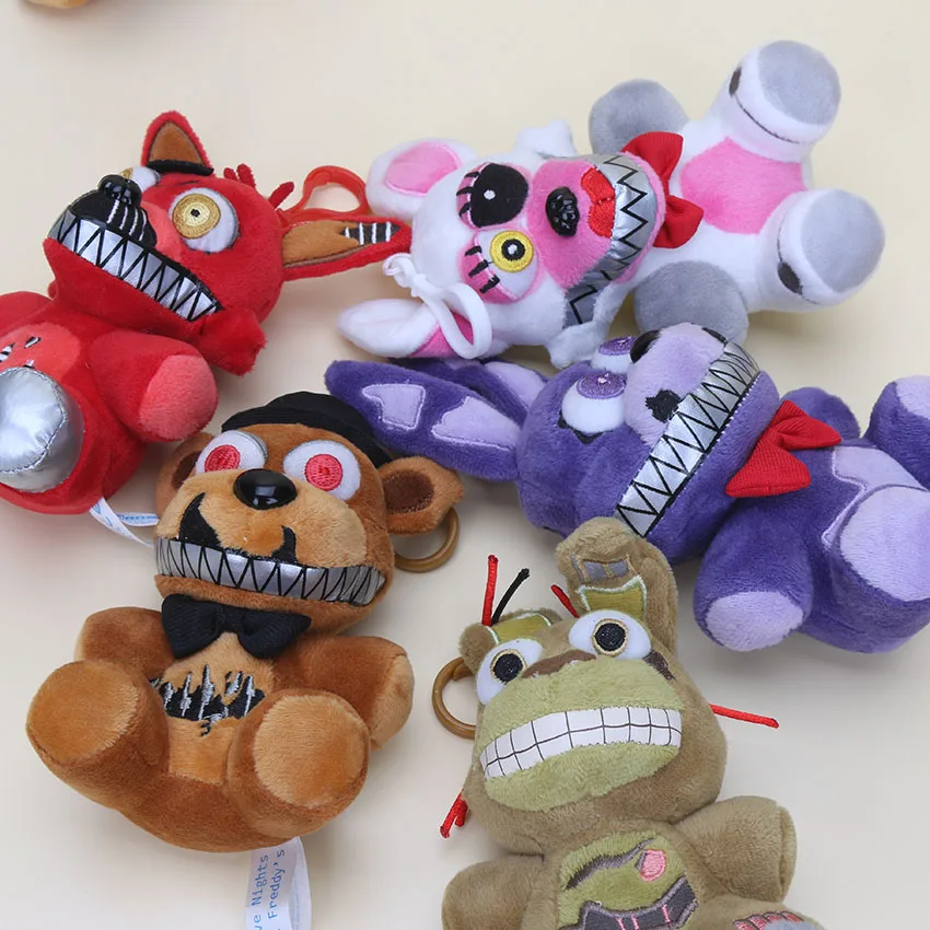 С рисунком персонажей из игры пять ночей в Фредди плюшевые игрушки Five Nights At Freddy's