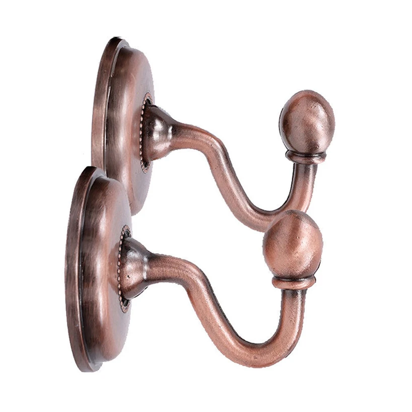 2 metal wall fixing hook wall practical simple European-style metal texture hook back hook bedroom living room coat rack
