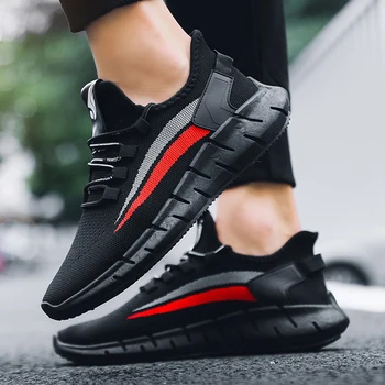 

2020 Summer Mesh Shoe Sneakers For Men Shoes Breathable Men's Casual Shoes Slip-On Male Shoes Loafers Casual Walking 39-44